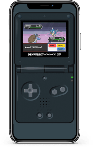 Pokemon Battler iPhone mockup