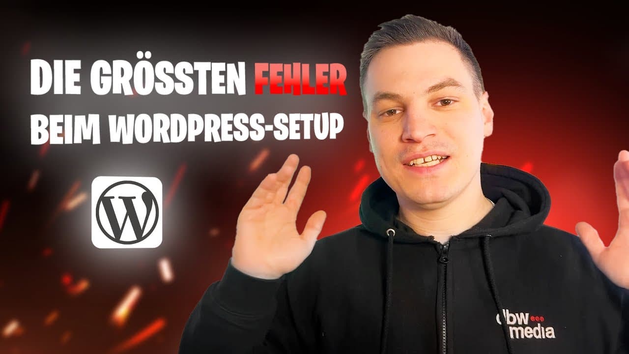 Die größten Fehler beim WordPress-Setup